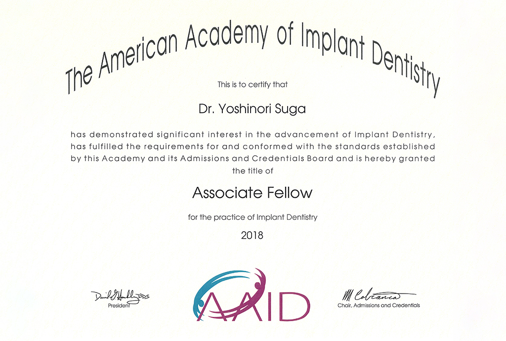 The American Academy of Implant Dentistry