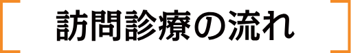 訪問診療の流れ